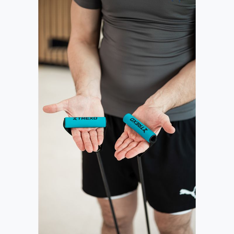 Multifunction platform with handles and expander XTREXO folding TXO-B4Z045-BK black 8