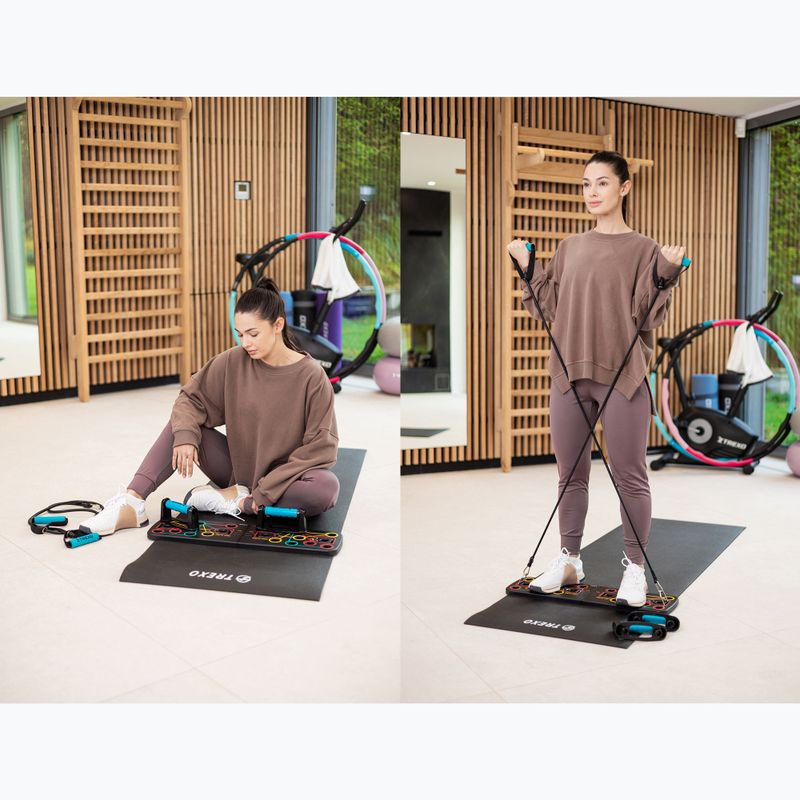 Multifunction platform with handles and expander XTREXO folding TXO-B4Z045-BK black 7