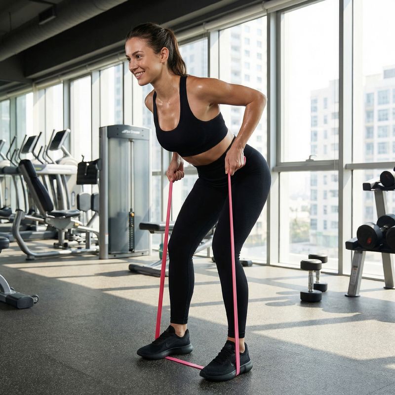 XTREXO TXO-B4Z046-ALL multi-coloured resistance rubber set 4