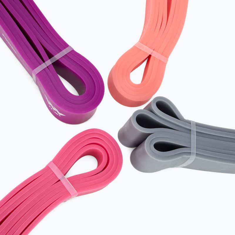 XTREXO TXO-B4Z046-ALL multi-coloured resistance rubber set 7
