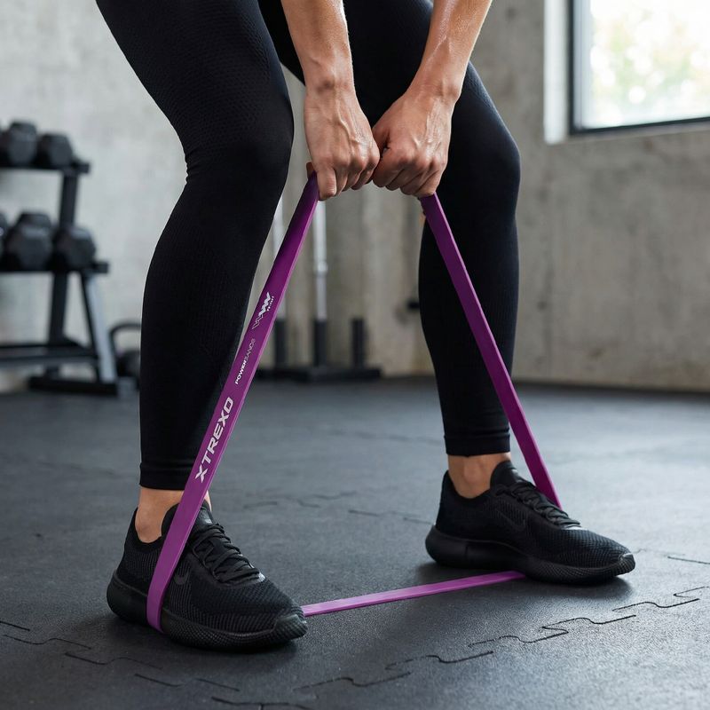 XTREXO rehabilitation tape TXO-B4Z070-VT 5-9 kg purple 3