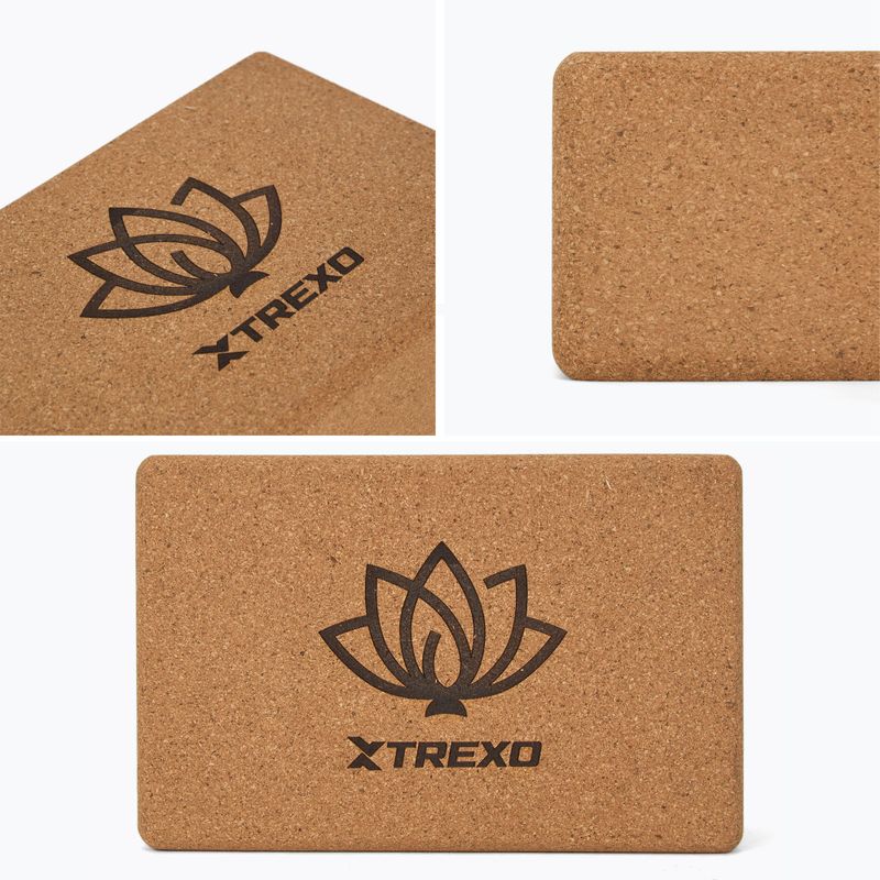 XTREXO cork yoga cube TXO-B4Z077-NC natural 5