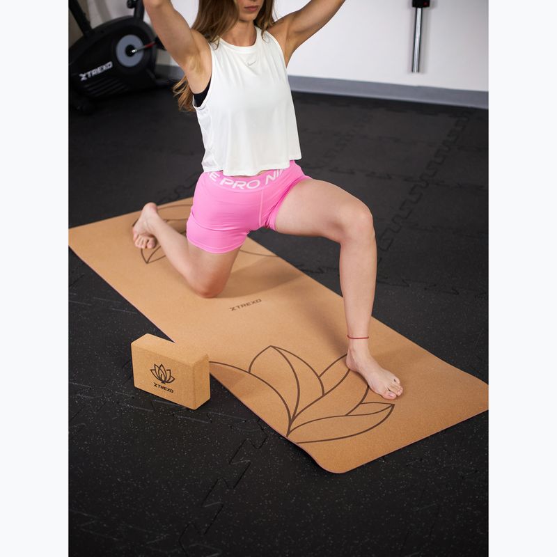 XTREXO cork yoga mat TXO-B4Z083-NC 6 mm natural 8