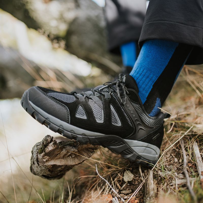 Men's trekking boots KADVA Traver Low WaterProof black 14