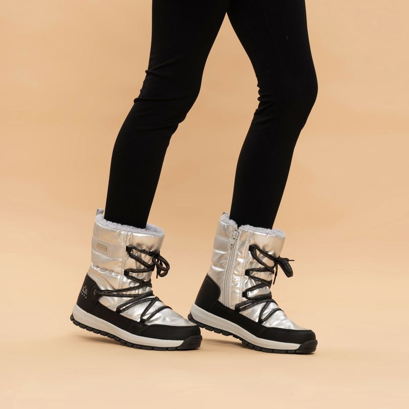 Children's snow boots KADVA Haven WaterProof Jrg 3M Thinsulate silver 13