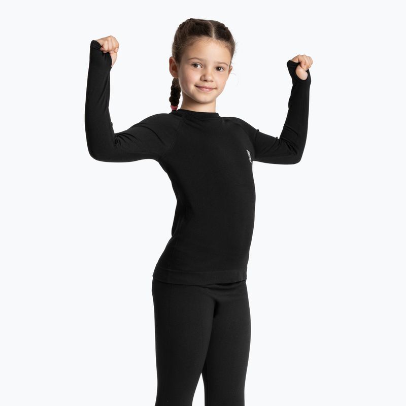 OneTeam Achill Jr Set of children's thermal underwear black 16