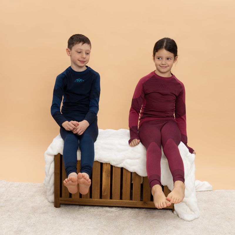 Children's Thermal Underwear Set KADVA Frosty Jrg Set Seamless Pink 8