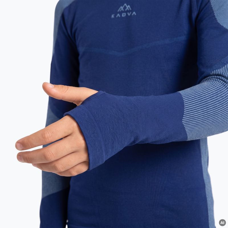 Children's Thermal Underwear Set KADVA Frosty Jrb Set Seamless Navy Blue 3