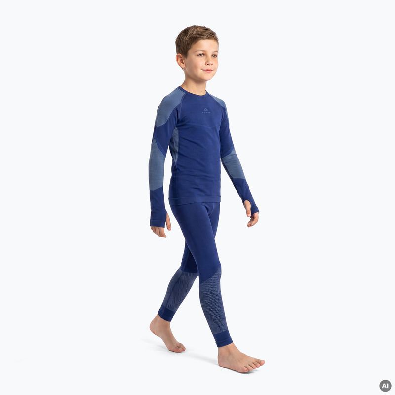 Children's Thermal Underwear Set KADVA Frosty Jrb Set Seamless Navy Blue 4