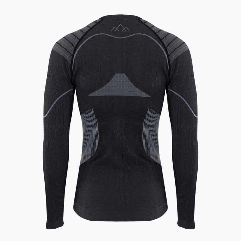 Women's KADVA Streif W Set thermal underwear set, seamless, black 16