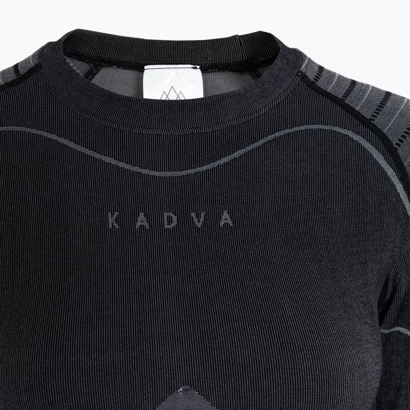 Women's KADVA Streif W Set thermal underwear set, seamless, black 17