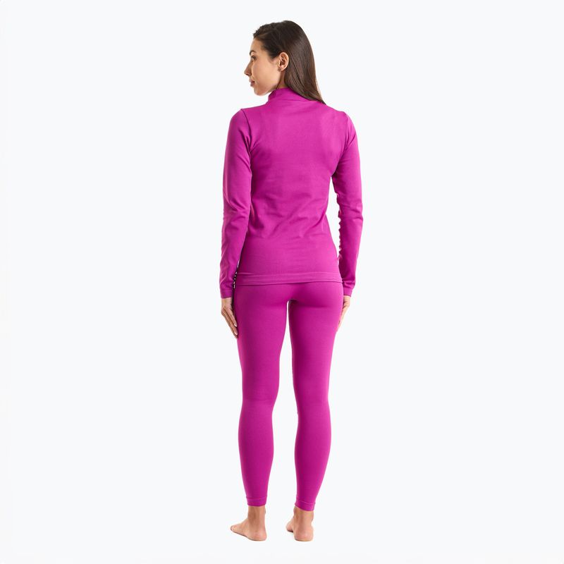 Women's thermal underwear set KADVA Glacier W Set seamless fuchsia 2