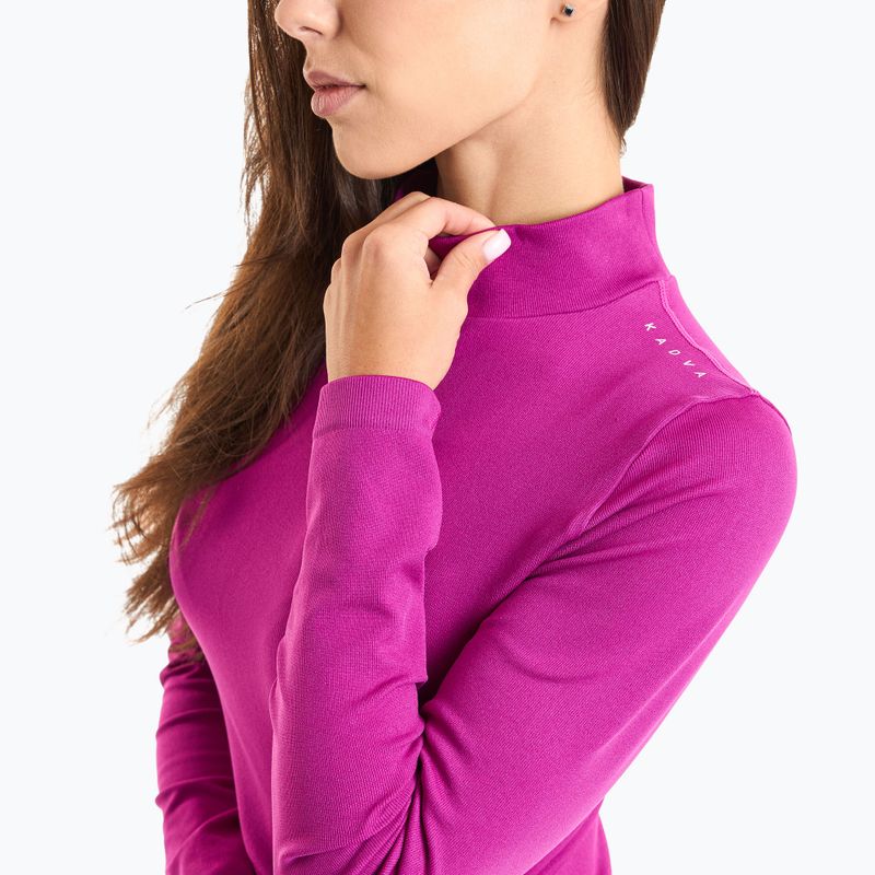 Women's thermal underwear set KADVA Glacier W Set seamless fuchsia 5