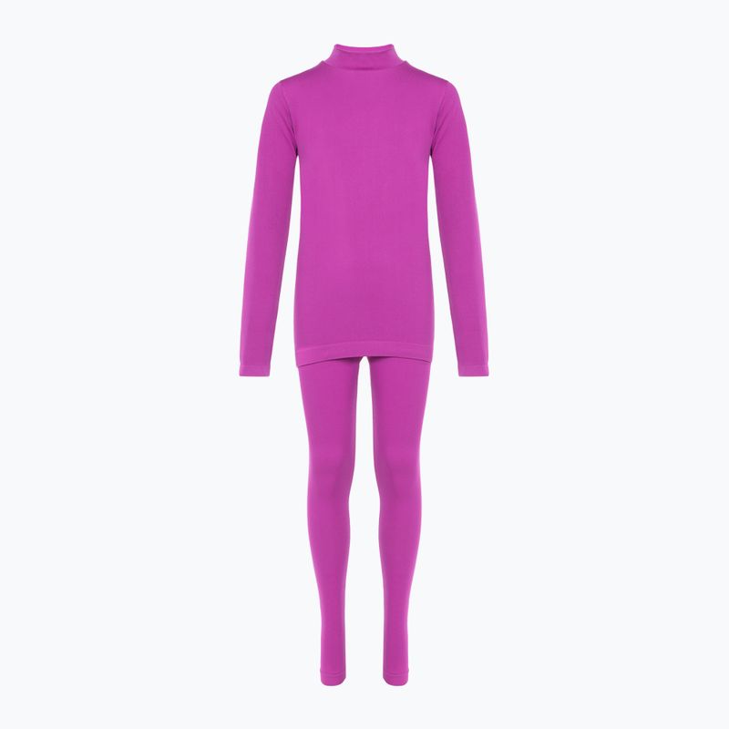 Women's thermal underwear set KADVA Glacier W Set seamless fuchsia 13
