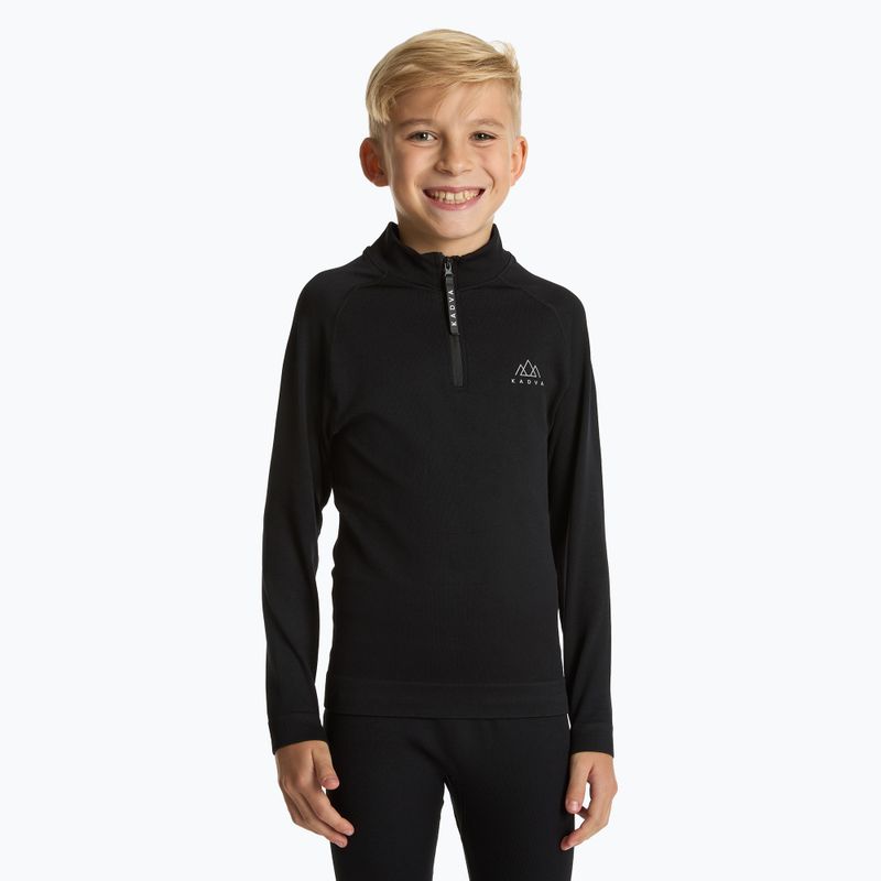 Children's thermal underwear set KADVA Tyros Set Jr seamless black 4