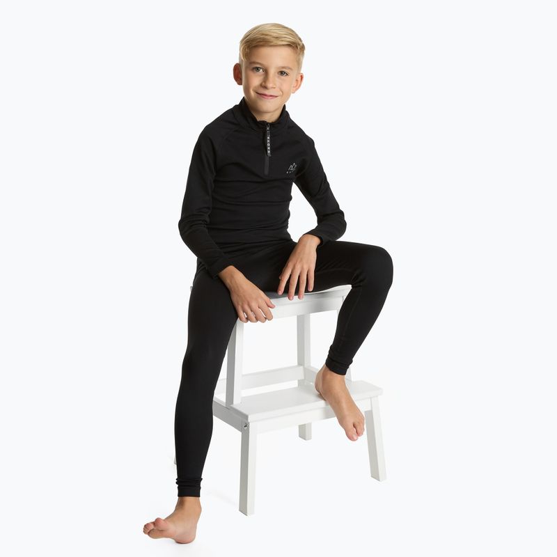 Children's thermal underwear set KADVA Tyros Set Jr seamless black 8