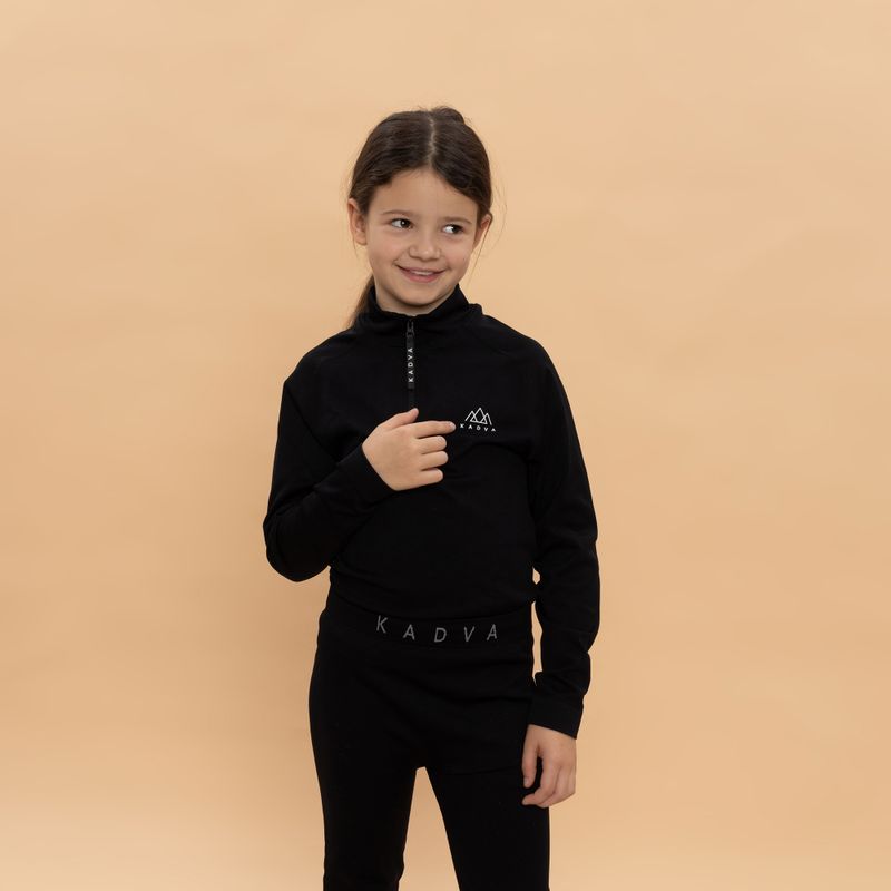 KADVA Tyros Set Jr children's thermal underwear black 6