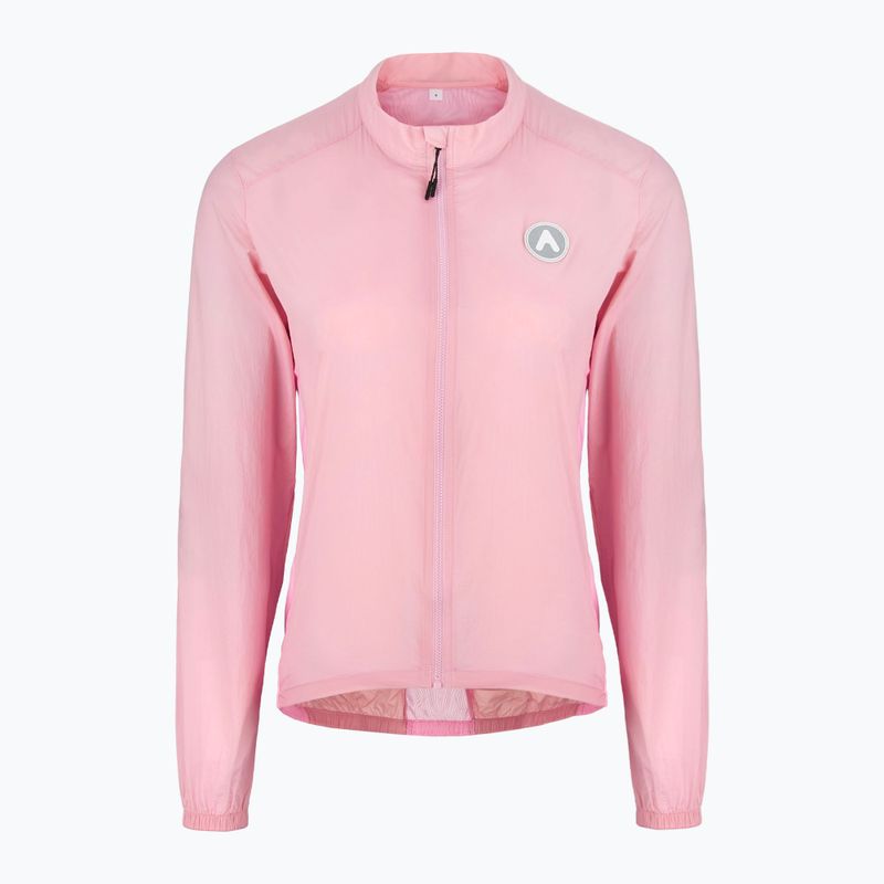 Women's cycling jacket ATTABO Cahayo Jacket Windproof pink