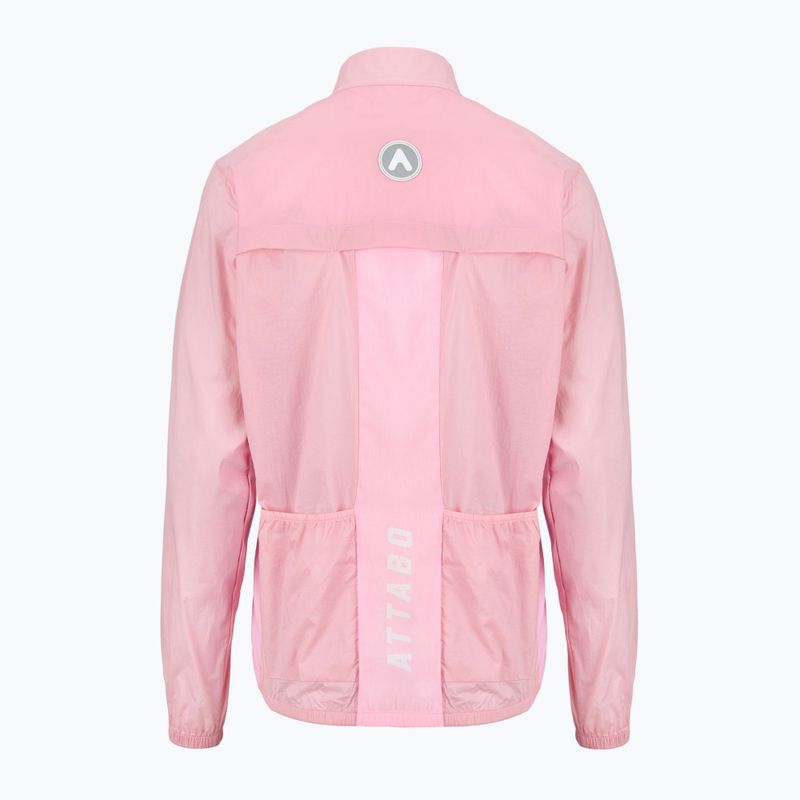 Women's cycling jacket ATTABO Cahayo Jacket Windproof pink 2