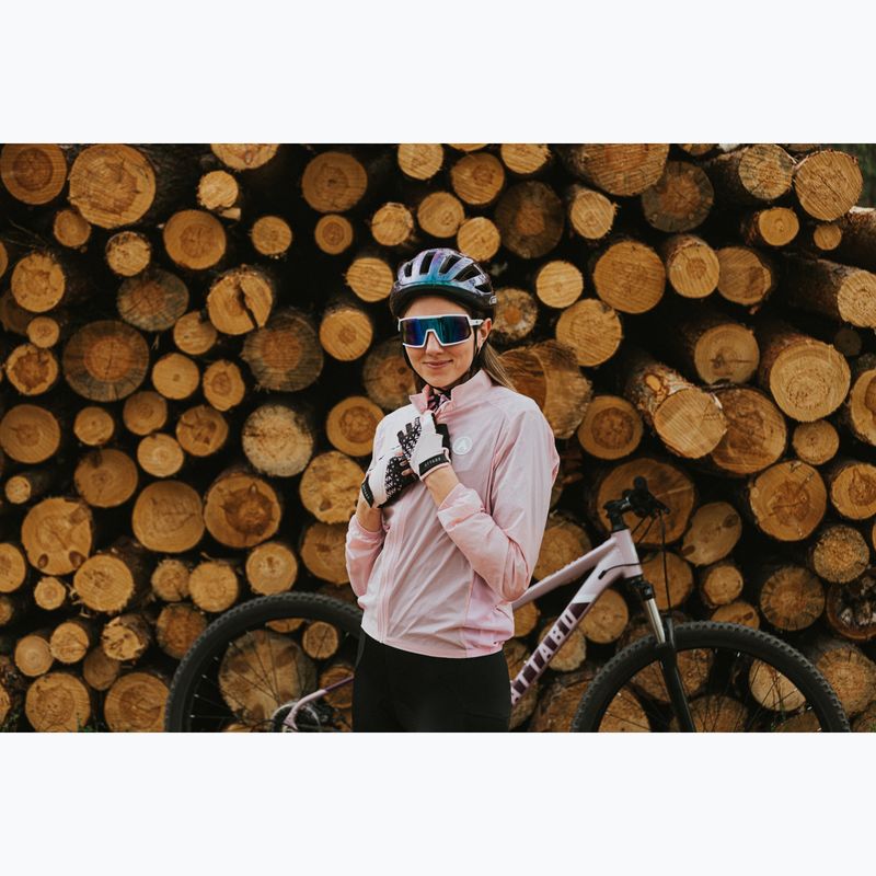 Women's cycling jacket ATTABO Cahayo Jacket Windproof pink 8