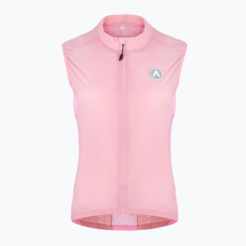 Women's cycling waistcoat ATTABO Cahayo Vest Windproof pink