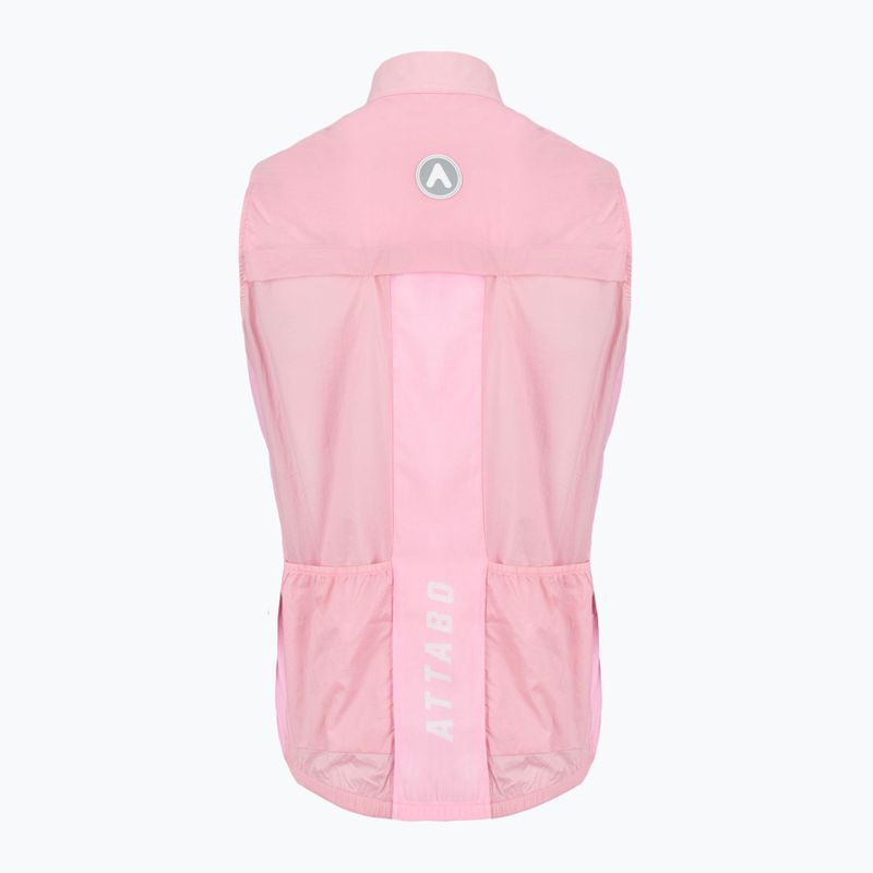 Women's cycling waistcoat ATTABO Cahayo Vest Windproof pink 2