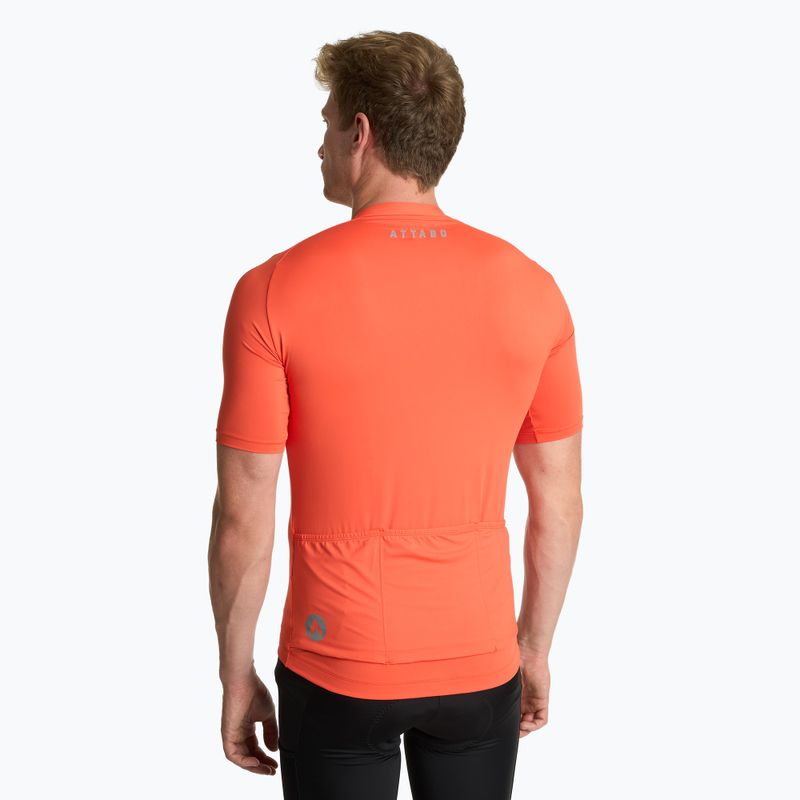 Men's ATTABO Setvi cycling jersey orange 2