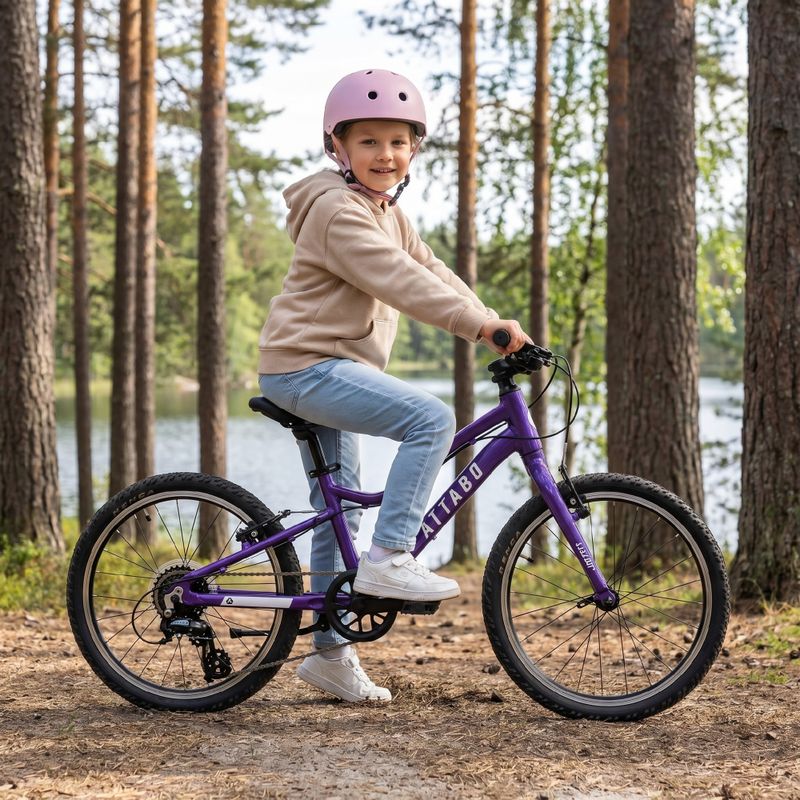 Children's bicycle ATTABO EASE 20" purple 4