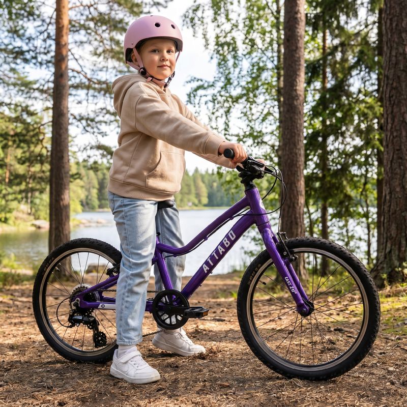 Children's bicycle ATTABO EASE 20" purple 6