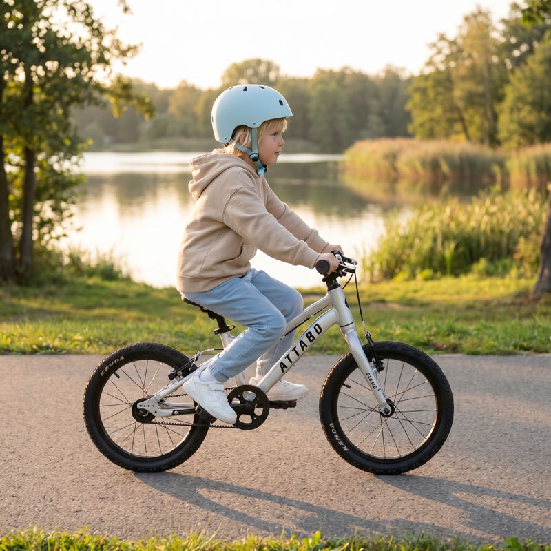 Children's bicycle ATTABO EASE 16" B silver 4