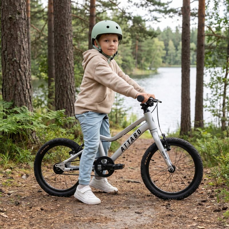 Children's bicycle ATTABO EASE 16" B silver 6