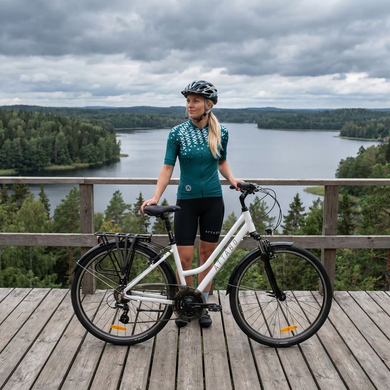 Women's trekking bike ATTABO Trekking 17" white 7