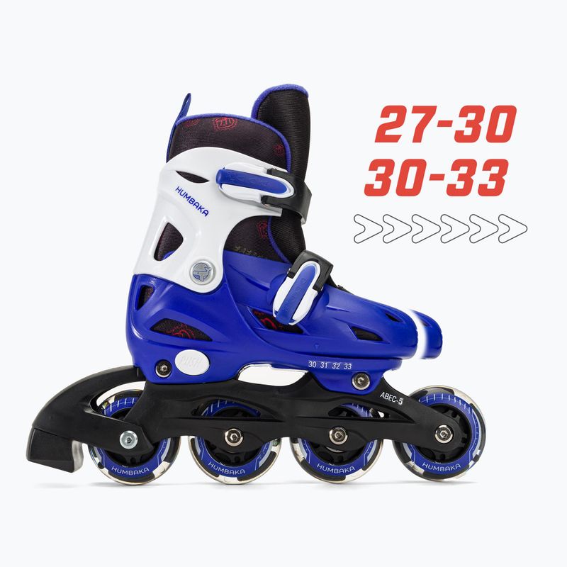HUMBAKA Starjet LED children's roller skates 3in1 blue 2