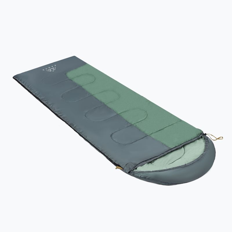 KADVA Dorma L sleeping bag left green 2