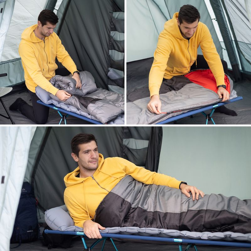 KADVA Dorma L sleeping bag left green 5