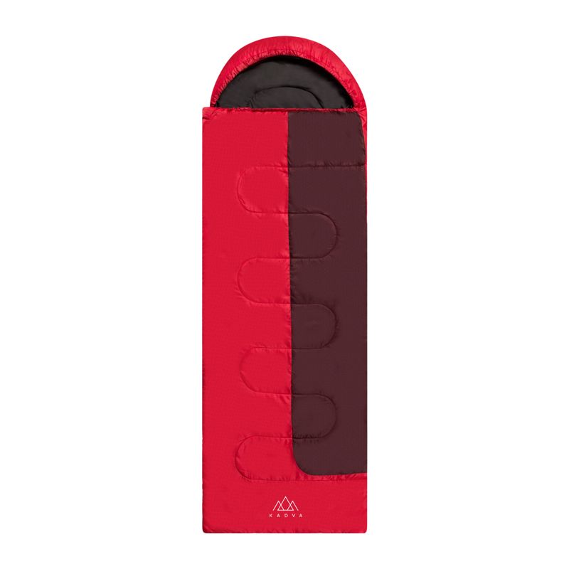 Sleeping bag KADVA Dorma R right red 7