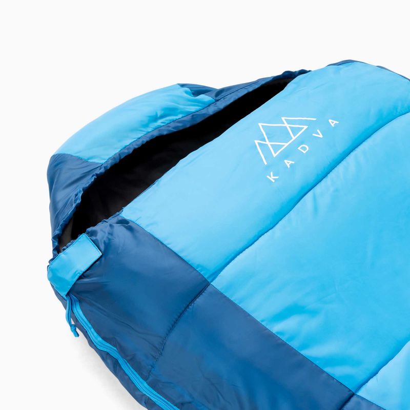 Sleeping bag KADVA Faran R right blue 9