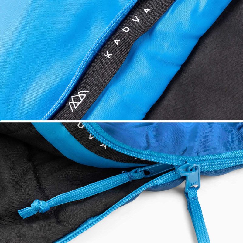 Sleeping bag KADVA Faran R right blue 7