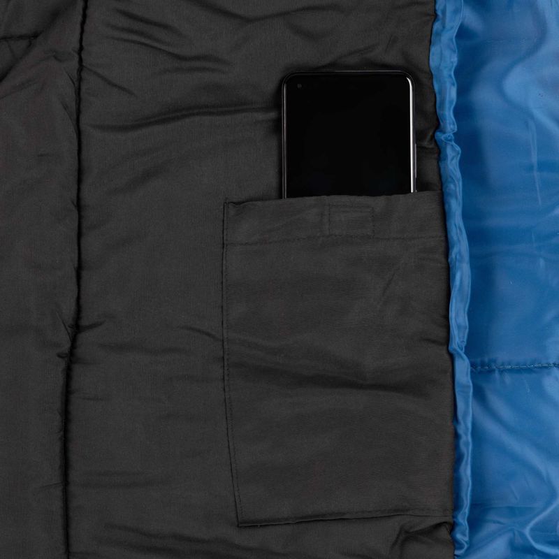 Sleeping bag KADVA Faran R right blue 10