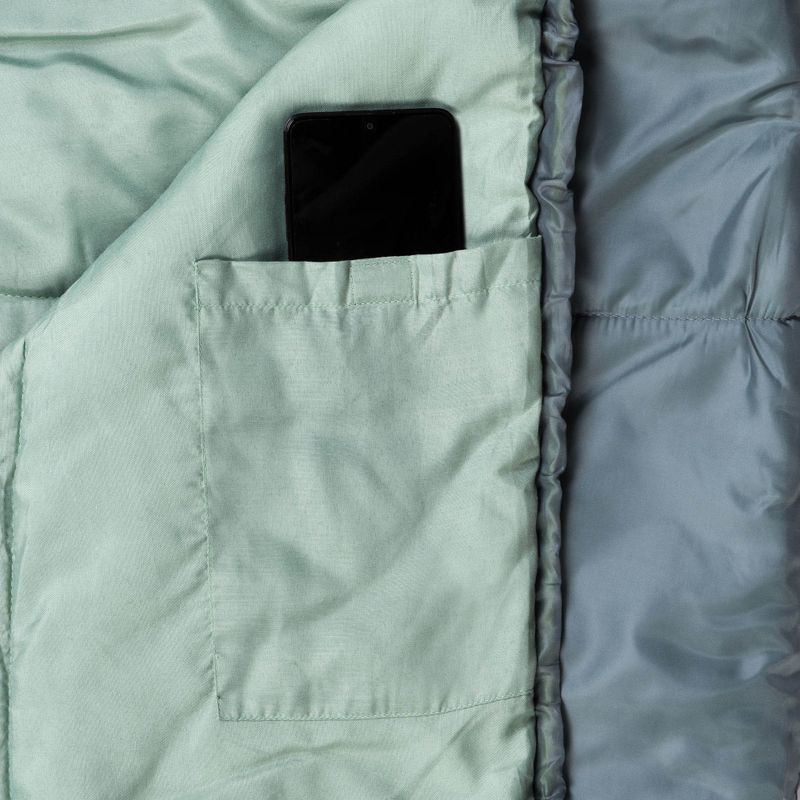 Sleeping bag KADVA Faran R right green 11