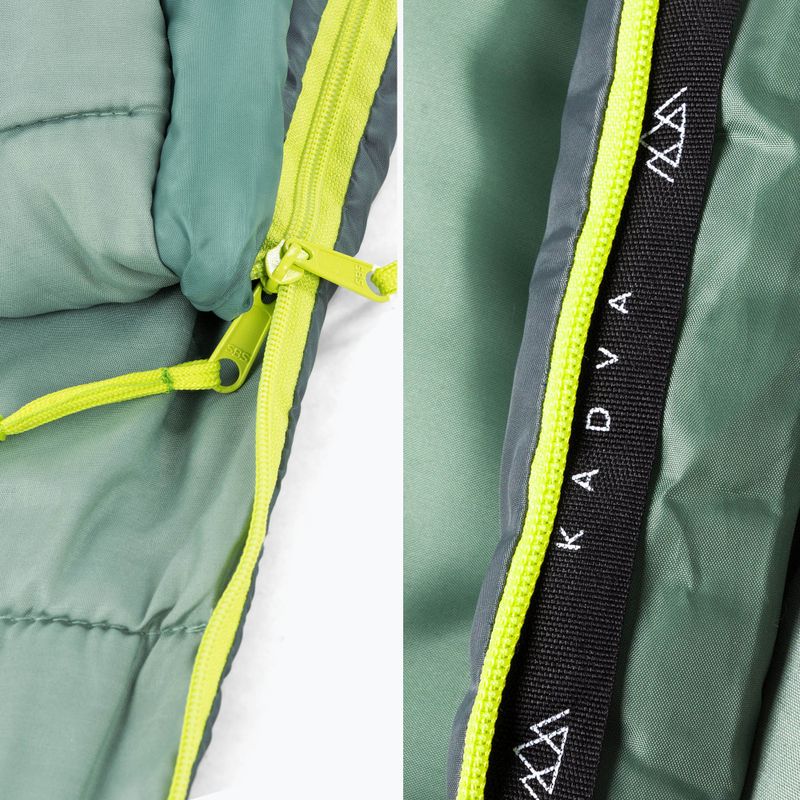 Sleeping bag KADVA Faran R right green 8