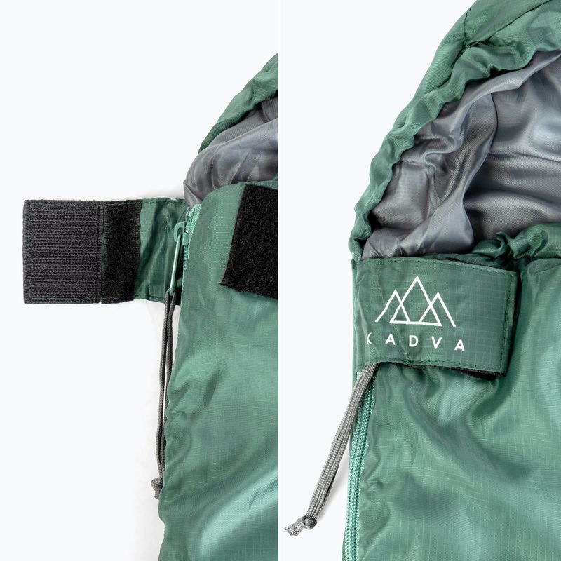 Sleeping Bag KADVA Mumio R Right Green 9