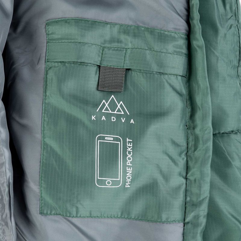 Sleeping Bag KADVA Mumio R Right Green 15