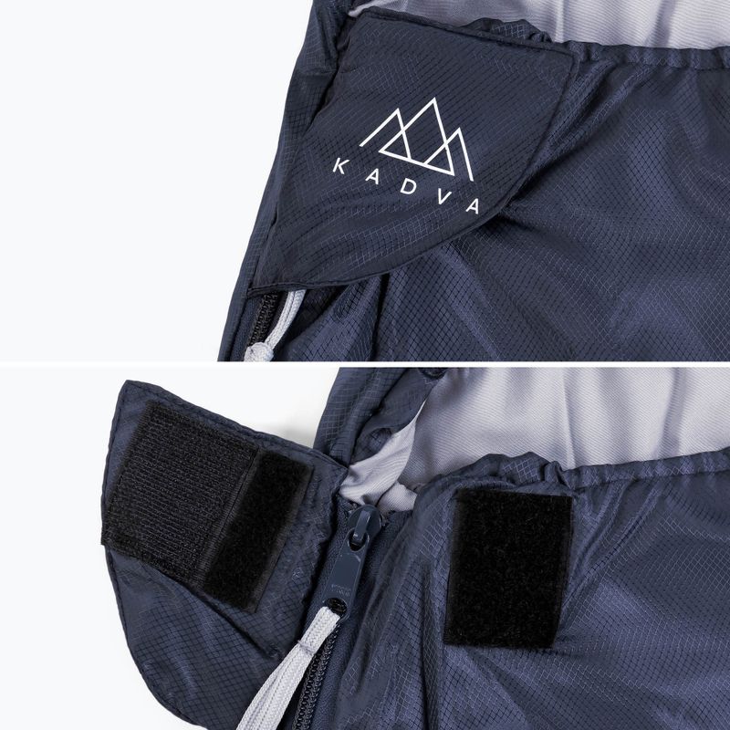 Sleeping bag KADVA Light 600 R right navy blue 7