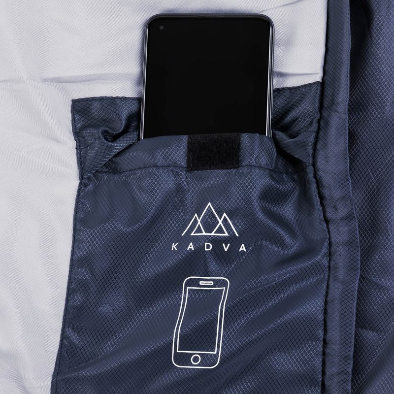 Sleeping bag KADVA Light 600 R right navy blue 13