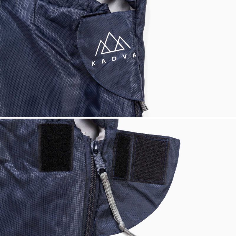 KADVA Light 600 L sleeping bag left grey 9