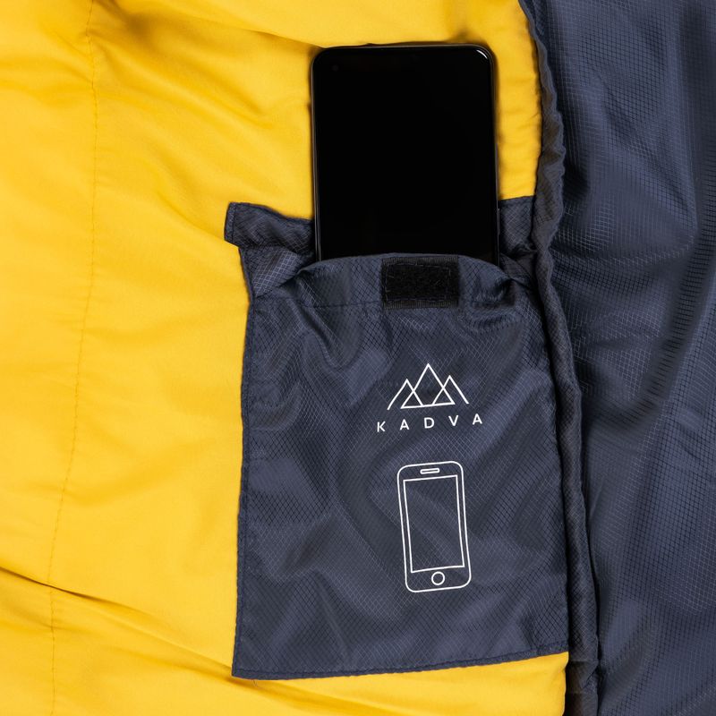 Sleeping Bag KADVA Light 800 R right navy blue 13