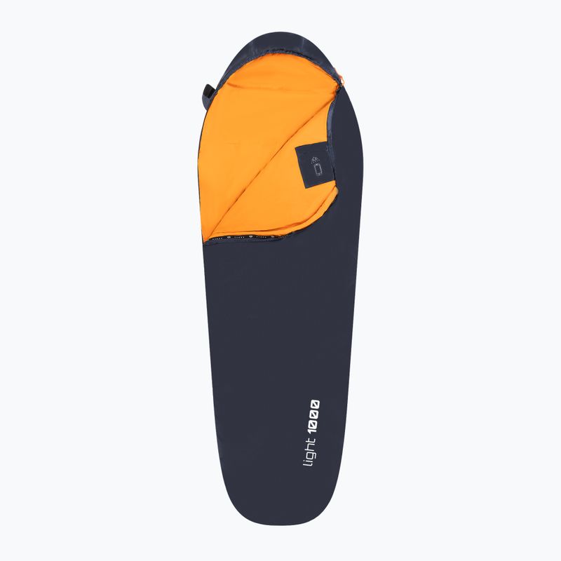 Sleeping Bag KADVA Light 1000 R right navy blue 3