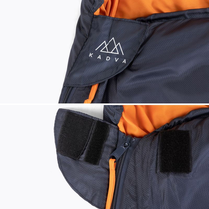 Sleeping Bag KADVA Light 1000 R right navy blue 6