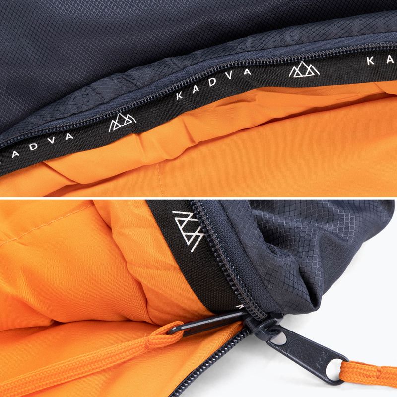 KADVA Light 1000 R sleeping bag right navy blue 7